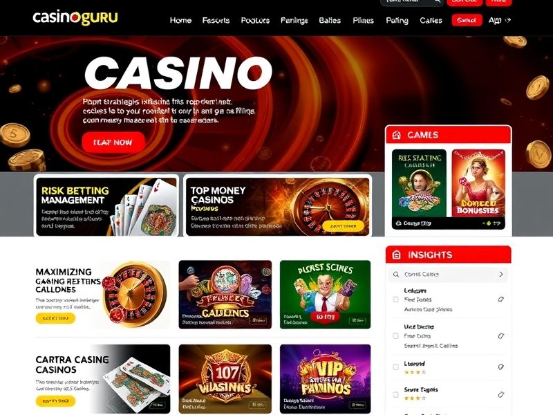 The Casino Guru is your ultimate guide to online casino games and gambling strategies. Discover expert reviews, game tutorials, and industry-insider tips to elevate your gaming experience.